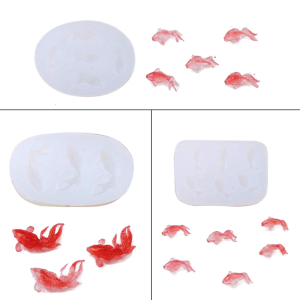 Lễ hội cá chép Shaped Silicone dụng cụ làm bánh cao điện trở nhiệt cho chuẩn bị món tráng miệng sáng tạo đồ Cung cấp tiệc sinh nhật