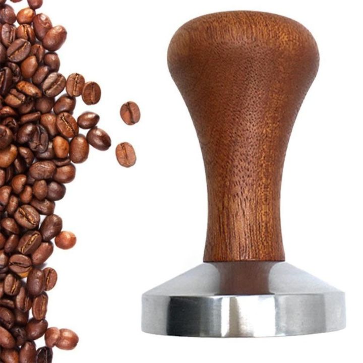 KANNERT Tay cầm bằng gỗ màu đen Dụng cụ nén cà phê Espresso bằng gỗ ...