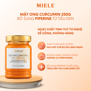 Mật ong nghệ curcumin Miele 250g 400g 700g