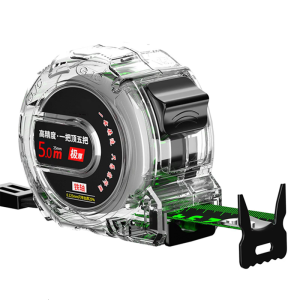 Clear Fluorescent 5m Tape Measure with Stable 19mm Width ABS Measuring Tape for Precise Measurements in Various Setting