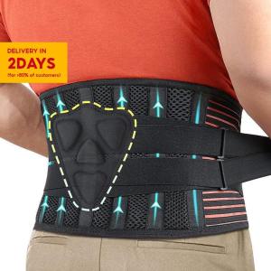 Double Pull Back Lumbar Support Belt Waist Orthopedic Corset Men Women Breathable Fitness Sport Lumbar ce Gym Back Support
