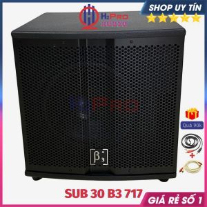 Loa Sub Điện Bass 30 B3 717 350W - Tặng Dây AV Loa Siêu Trầm Cao Cấp Karaoke Gia Đình - H2Pro Audio