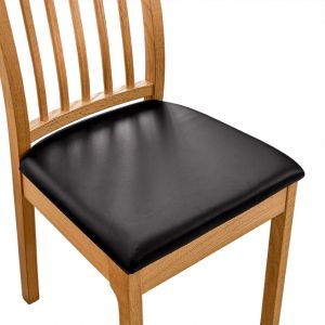 Chair Cover Pu Leather Waterproof Stretch Slipcover Anti Stain Easy Clean Dining Room Kitchen Home
