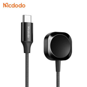 Mcdodo Charger Mini Size White Color Wireless Magnetic Low Heating Stable Charging For Apple Watch/ Galaxy Watch