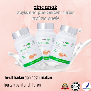 zinc anak tiens - zinc supplement for men - vitamin penambah nafsu makan budak - penambah nafsu makan - zinc for baby