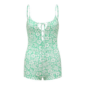 Yukari Swim Floral Printed One Pieces Swimsuit For Women Casual Rash Guards Vacation Beachwear By Eco-friendly fabric