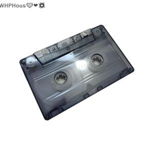 WP💓💛💖 1Pc Cassette Tape Transparent Storage Box Audio Magnetic Recording Blank Tape Case Dustproof Box