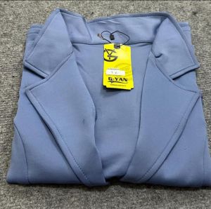 Blezer Scuba Wanita Kerah kancing Depan / Blezer Wanita Kekinian Ala Korean Style