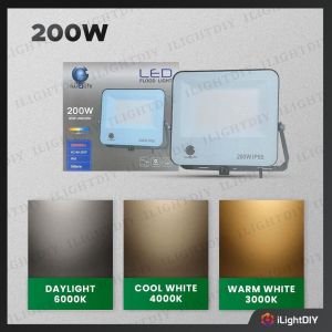 <2 YEARS WARRANTY> IWACHI ECO 50W 100W 150W 200W 300W LED FLOODLIGHT IP65 OUTDOOR LED SPOTLIGHT