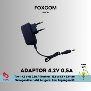 ADAPTOR 4.2v 0.5A / ADAPTOR AC /DC