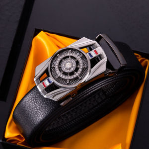 Thắt Lưng Nam Dây Nịt Nam Khóa Tự Động Chính Hiệu Luxury Korea Dây Da Bền Bỉ Bóng Đẹp Mặt Xoay Đính Đá Đẳng Cấp Lịch Lãm - Quà Tặng Sang Trọng Dành Cho Phái Nam