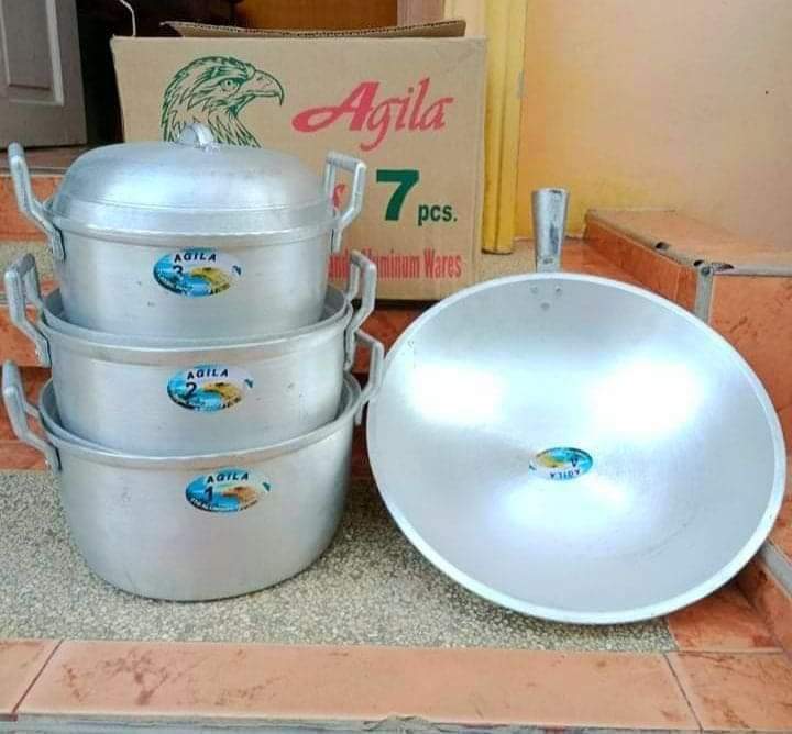 Mini Kaldero KALDERO SET EXTRA 7PCS ( 1,2,3 KAWA) ALUMINIUM HEAVY DUTY | Lazada PH