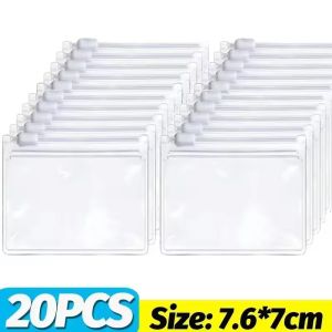 10/20/30pcs Clear Resealable Travel Pill Bags / Protable Travel Jewelry Pouch with Sliding Zipper / Plastic Self Sealing Medicine Storage Bag