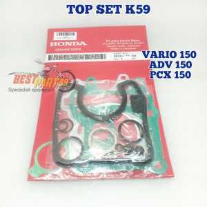 Top Set Honda K59 vario 150 adv 150 pcx 150 kualitas original ori asli bermutu PACKING SATU SET MEMILIKI KAPASITAS YANG BAGUS DAN AMAN AHM