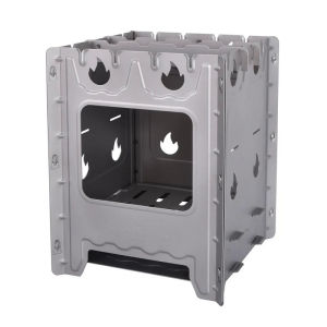 Boundless Voyage Titanium Camping เตาแบบพกพาไม้ Burning เตา Multi-Fuels เตาสำหรับกลางแจ้ง Backpacking เดินป่า BBQ