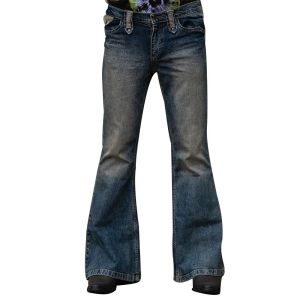 Vintage Mens Big Flared Jeans Male Youth Four Seasons Casual Deep Blue Denim Pants 2026 Fashion High Waist Trousers Streetwear2026