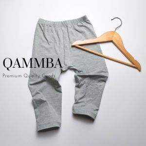 Celana Santai Legging Tipis Tidak Terawang Anak Perempuan  Usia 2-10 Tahun Kaos Katun Spandek Cropped 7/8 Super Elastis Pinggang Karet Bawahan Dalaman Outfit Polos Soft Colour