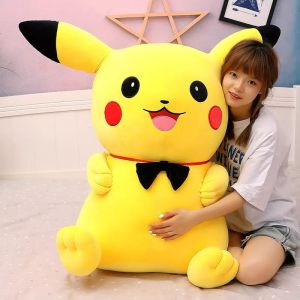 Boneka Pikachu Jumbo Original/Boneka Lucu Lembut/Boneka Jumbo Bahan Plush Kualitas Tinggi untuk Hadiah Anak