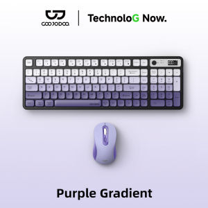 Bộ bàn phím và chuột không dây GOOJODOQ 98% Layout Có Bàn Số2.4G+BTÊm Ái Pin 27h- Cho Văn Phòng Học Tập