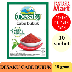 DESAKU BUBUK CABE 15 GRAM PACK ISI 10 SACHET FUN CORNER DENGAN PAKING AMAN