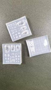 Elf Ear Nail Carving Moulds Elf Doll DIY Stamping Stencils DIY Manicure Accessories DIY Nail Art Tools for Nair Art