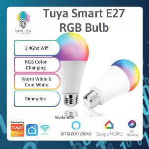 (Local Stock) Smart Bulb / WiFi Bulb / Tuya Smart Bulb / E27 / RGB / Cool white / Warm white
