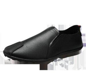 รองเท้าทำงานผู้ชาย BS019 รองเท้าแฟชั่นชาย แนะนำเพิ่ม1ไซส์รองเท้าหนังนิ่มชาย รองเท้าแบบสวมชาย รองเท้าหนังแบบสวม