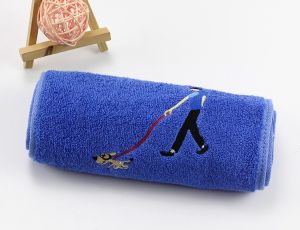 Khăn Cotton 20x110cm Thêu Hình Cao Cấp Thấm Hút Mồ Hôi Nhanh Chóng Hiệu Quả Khăn Tập Gym Tập Yoga Chất Lượng Cao