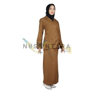 Seragam PNS Wanita Seragam Pemda Wanita Seragam Guru Wanita Model Saku Bawah