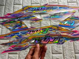 STRIPING TRANSPARAN HOLOGRAM BEAT NEW CLAUDISE