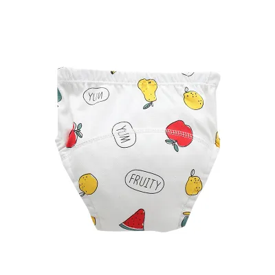 6 Layers Kids Potty Training Pants Baby Toddler Underwear Toilet Cloth Diaper Pant Learning Pant Waterproof BH BREATHABLE Diaper