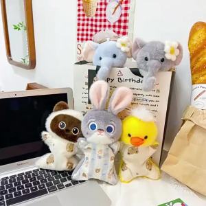 1203 Zootopia 2 toy kids figure toys new figures boy girl birthday gift Stress Relief Plush Bag Crazy Zootopia Doll Judy Nick Rabbit Officer Plush Toy Wrist Cushion