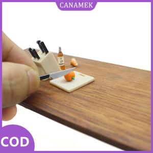 CANAMEK✨ Dollhouse thu nhỏ Công cụ Cắt mini cắt chủ cắt Board mô hình trang trí cảnh Nhà Bếp trang trí nội thất Đồ chơi Dollhouse phụ kiện