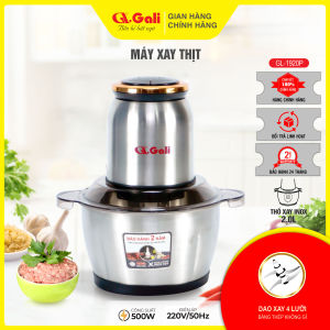 Máy Xay Thịt Gali GL-1920P Công Suất 500W – Dung Tích 2L – Dao 4 Cánh Sắc Bén – Motor Dây Đồng – Thép Không Gỉ