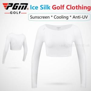 228Fashion Golf Women Shirts Sports Shirt Golf UV Ice T-shirts Long Sleeve Underwear Summer Sunscreen Cycling Shirt Cropped Top Golf Clothing