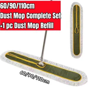 Commercial Dust Mop24"/36"/43"Large Industrial Dust MopHeavy Duty Floor MopReusable Wet & Dry Mops for Floor Cleaning