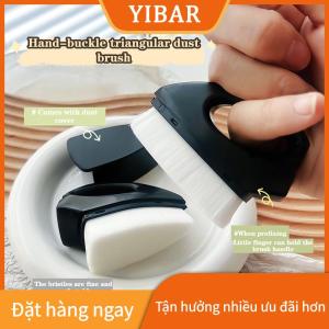 YIBAR Các Chuyên gia Móng Tay Nghệ Thuật Bụi Bàn Chải Tam Giác Với Bìa Ngón Tay Khóa Bàn Chải Bụi Làm Sạch Làm Sạch Bàn Chải Làm Móng Tay Công Cụ