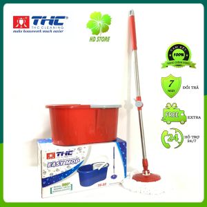 Bộ thùng lau nhà thông minh 360 độ tự vắt Easy Mop - Model TH33