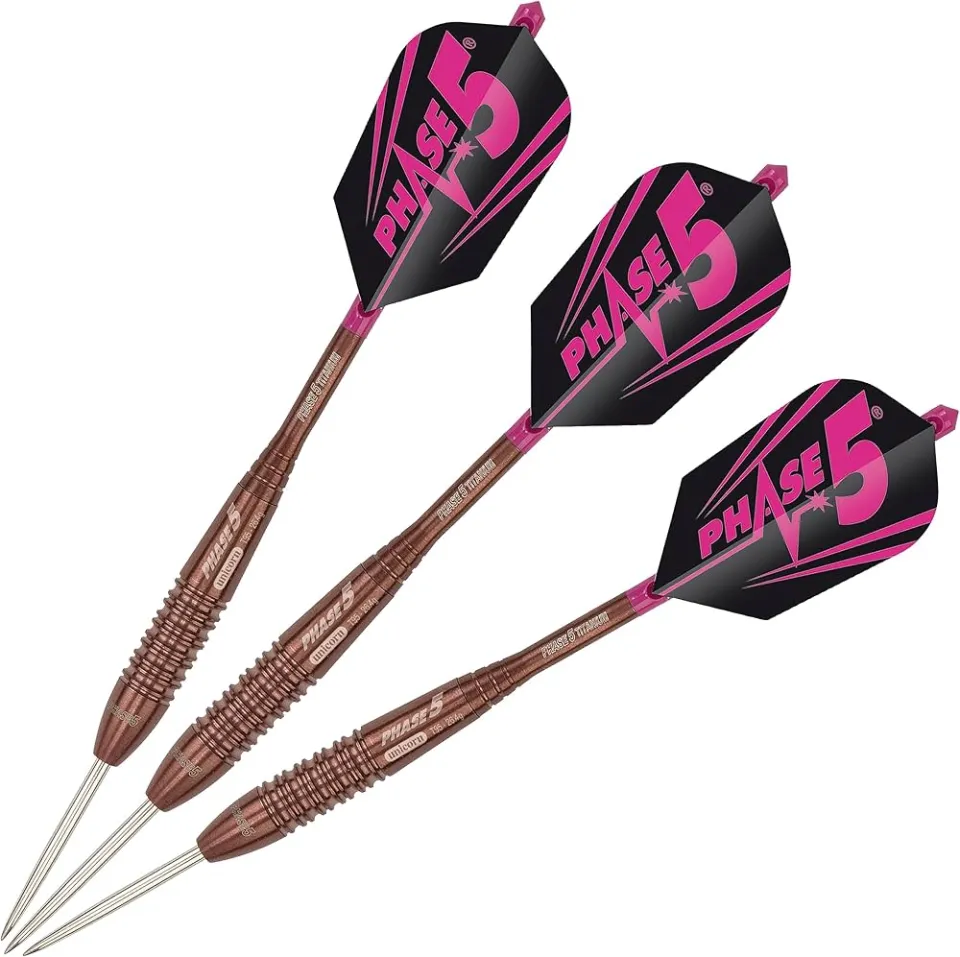 UNICORN STEEL TIP DART - 26G PHASE 5 ROSSO PHIL TAYLOR 95