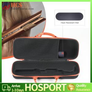 【HCS】Portable Travel Storage Bag Anti-scratch Travel Carrying Bag with Mesh Bag for Dyson Airstrait/Corrale Hair Straightener