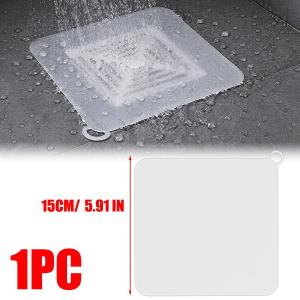 Anti-Smell Insect-Proof Thick Silicone Floor Drain Block Odor Transparent Deodorant Cover Invisible Design Seal Floor Cover Bathroom