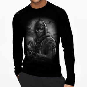 SNIPER PESAWAT TEMPUR | Kaos Lengan Panjang Pria & Wanita | Distro | Sablon | Murah | Produk Lokal | CIAO.ID