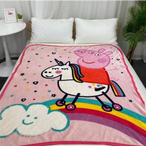 ผ้าห่ม ผ้าห่มนวม ผ้าห่มปรับอากาศ  ผ้าห่มลายน่ารัก ผ้าห่มงีบ  ผ้าห่ม 6 ฟุต ผ้านาโน152x127 ซม.