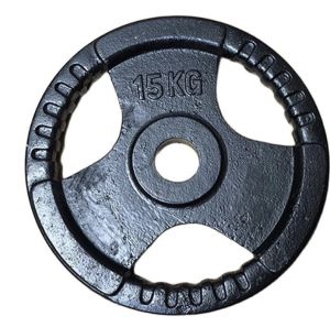 Tạ miếng tạ bánh 3 lỗ loại 15kg (phi : 50mm) cao cấp -Mẫu mới nhất 2023