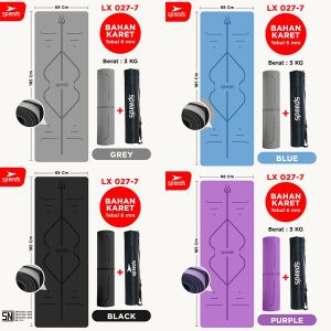 SPEEDS Matras Yoga Mat Alas Olahraga Spons Tebal Empuk Lantai Karpet Gym Matras Fitness Busa Premium