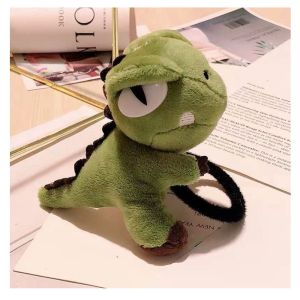 Korean Style Cute Cartoon Dinosaur Elastic Hair Bands For Girl Women