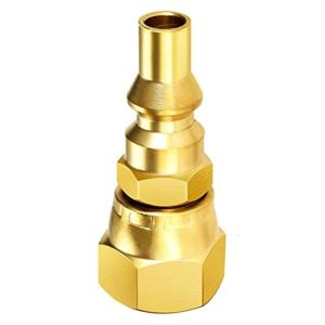 Effective Grilling Brass Pipe Adapter Brass Pipe Fitting 3/8Inch NPT Female To 1/4Inch NPT Male High Pressure Reducers