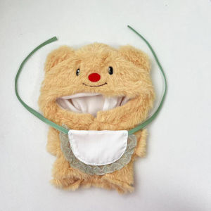 20Cm cotton doll clothes red nose bib bear suit star doll onesie no attributes baby clothes cute