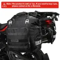 Rhinowalk Motorcycle Saddle Bag 20L Side Pannier Bag With Removable  Waterproof Inner Bag Travel Motorbike Luggage Storage Tool Luggage Package. 