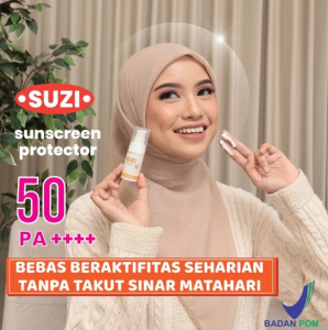 SUZI SUNSCREEN PROTECTOR SPF 50+ PA+++ Sunscreen untuk perawatan masalah kerutan kulit kulit kusam